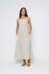 Marilyn-Eyelet Trim Sun Dress